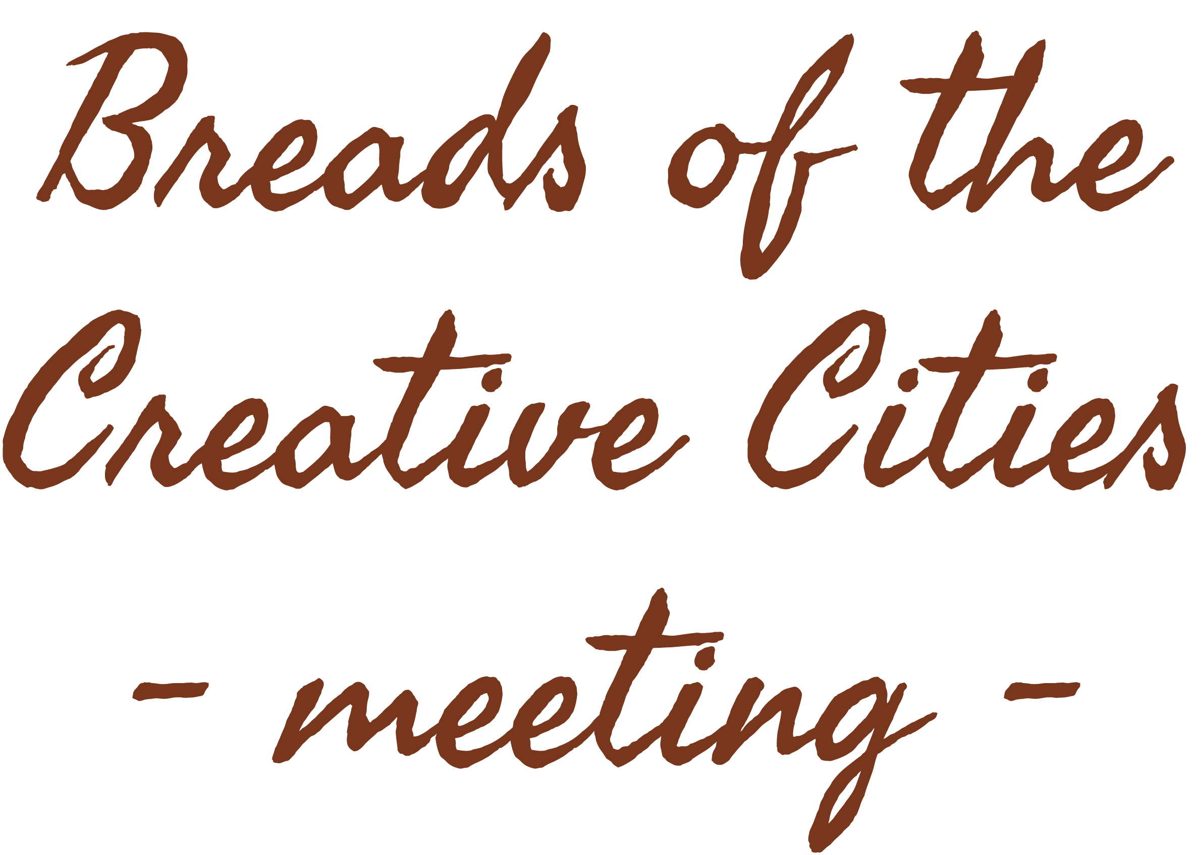 Breads of the Creative Cities meeting logo